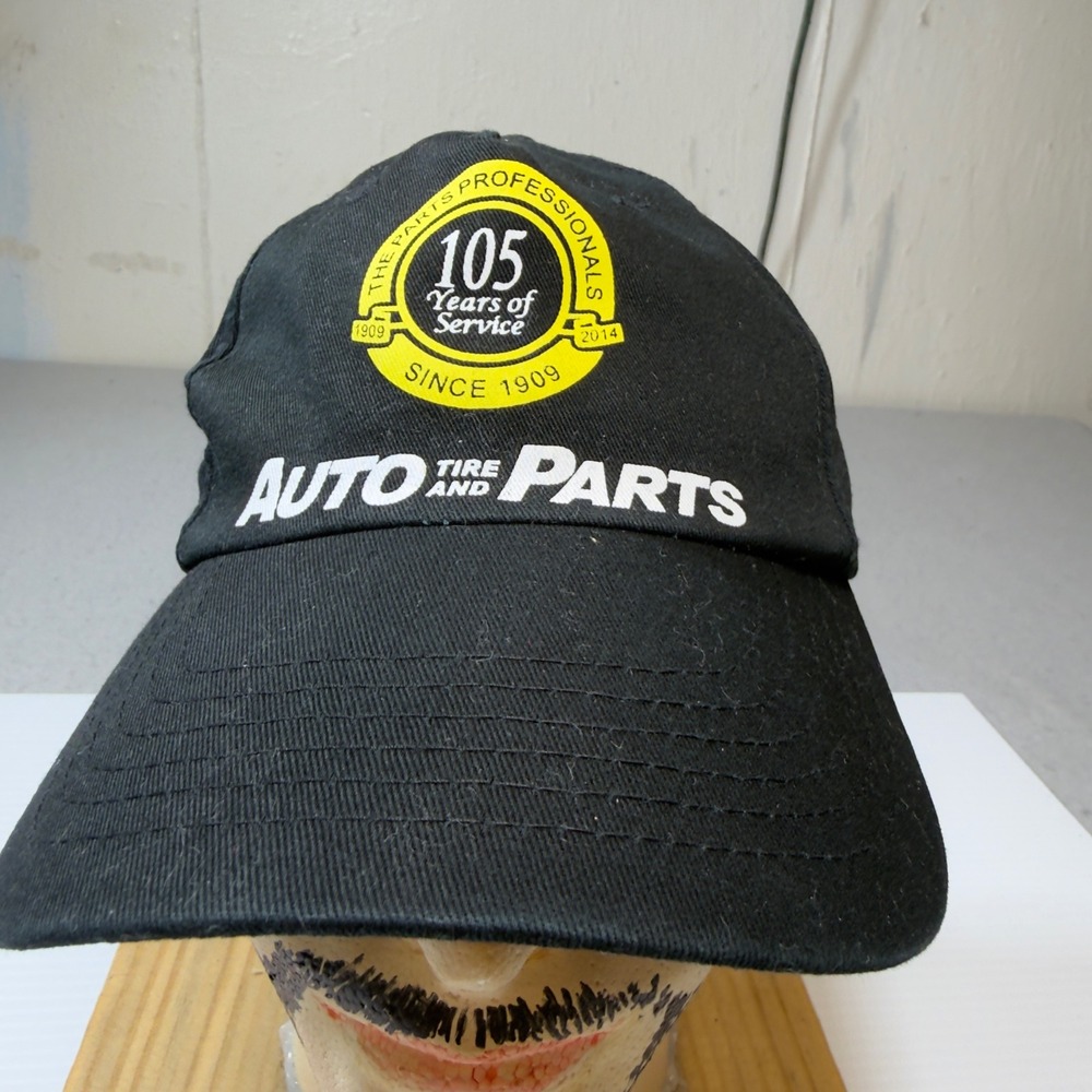 NAPA Auto Tire and Parts 105 Years Service Hat Black DuPont Logo Adjustable Cap